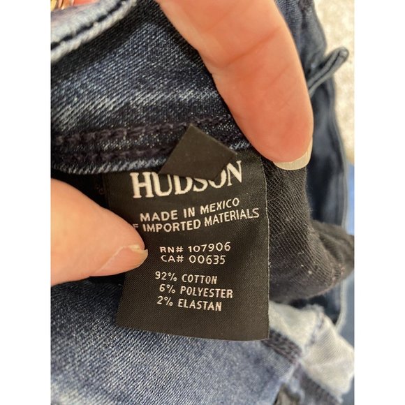 Women’s Hudson Jeans Collin Flap Skinny Ankle Jeans Size 27 *FLAW* - Picture 7 of 8